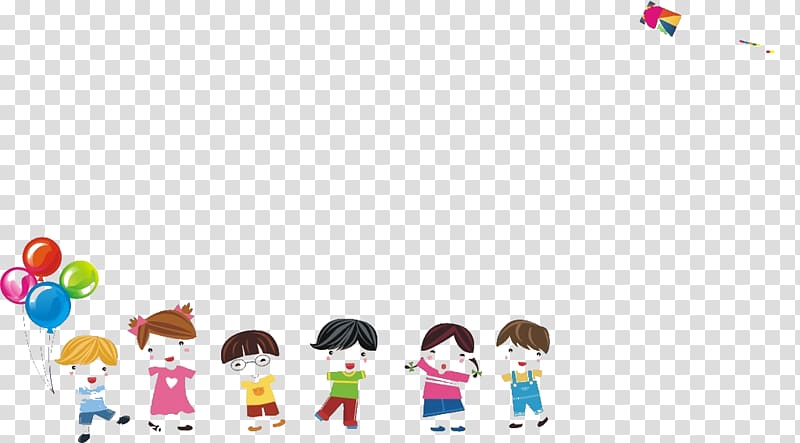 Child Kite Illustration, fly a kite transparent background PNG clipart