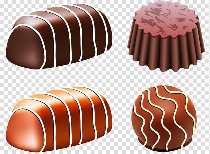 Chocolate truffle Chocolate bar Bonbon Candy, chocolat transparent background PNG clipart