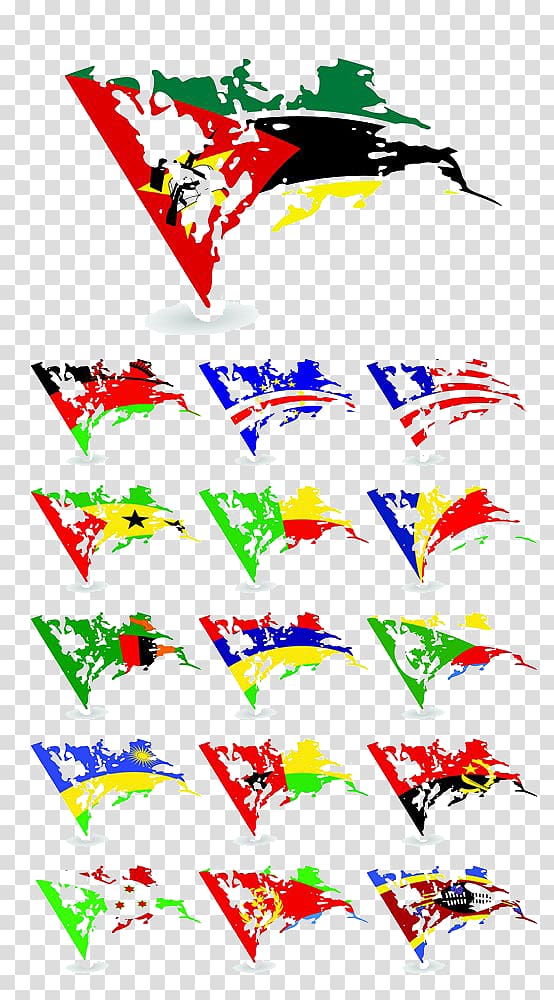 National flag , Nostalgic color flags of all nations transparent background PNG clipart