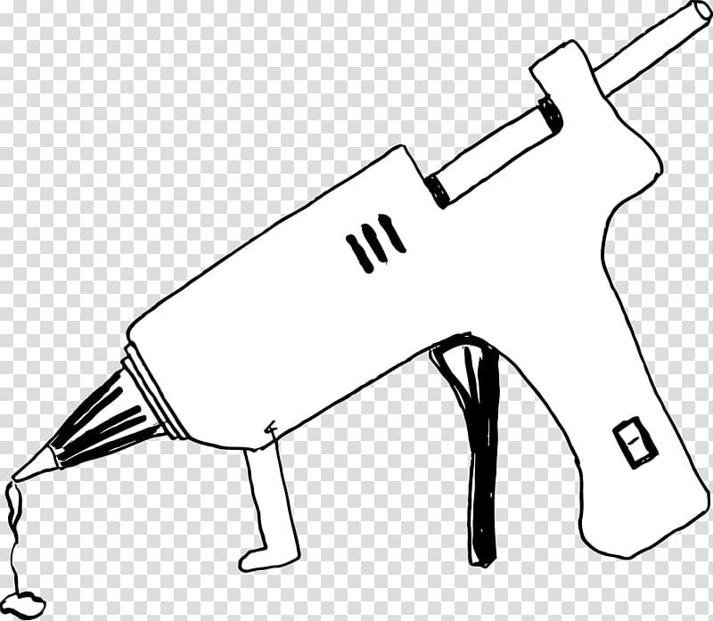 Drawing Line art /m/02csf , Glue gun transparent background PNG clipart