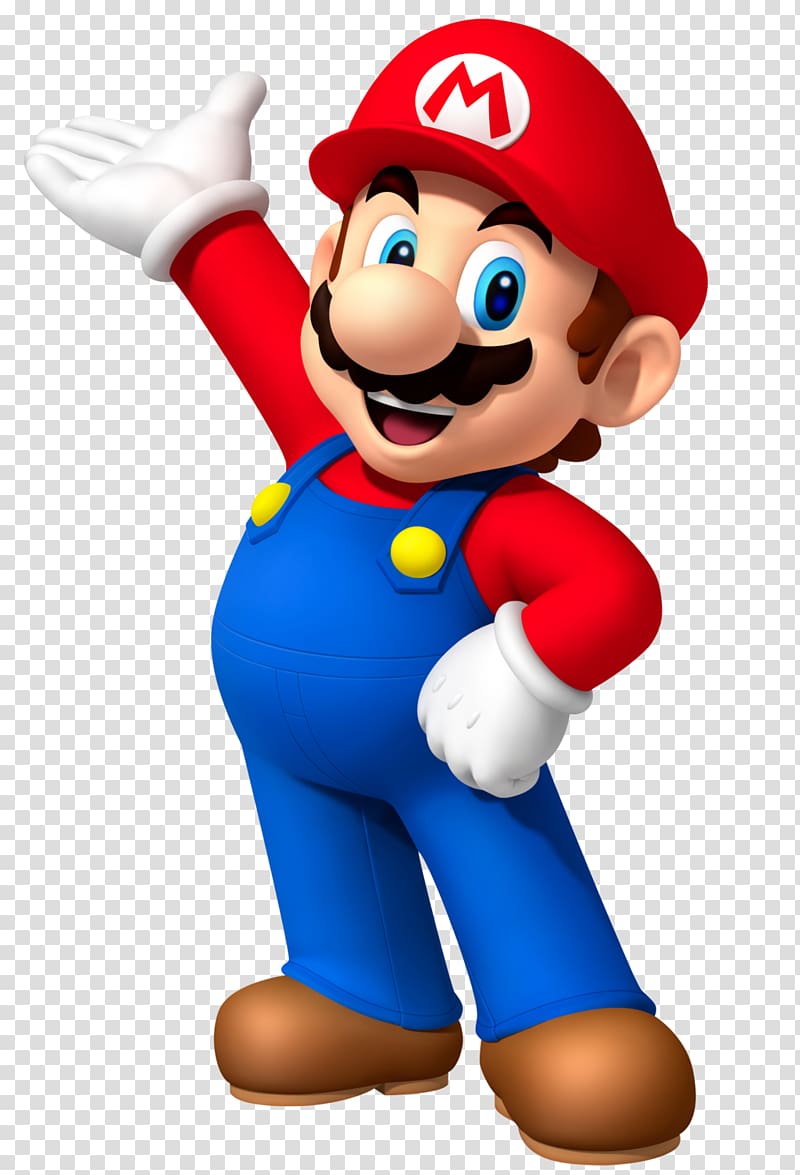 Super Mario standing and raising his right hand, Super Mario Bros. New Super Mario Bros Super Mario Galaxy Super Mario 3D Land, Mario Cooking transparent background PNG clipart