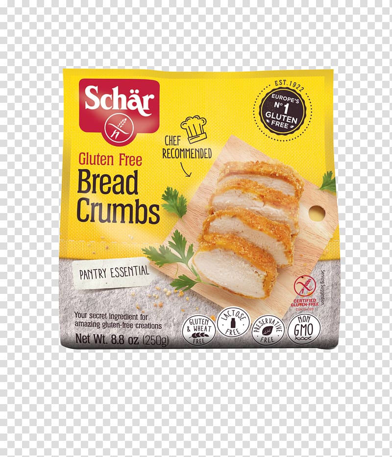 White bread Bread Crumbs Dr. Schär AG / SPA Gluten-free diet, bread transparent background PNG clipart