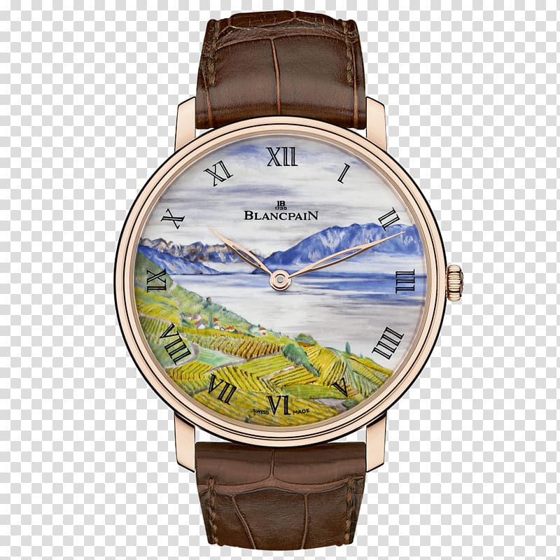 Villeret Blancpain Fifty Fathoms Watch strap, watch transparent background PNG clipart