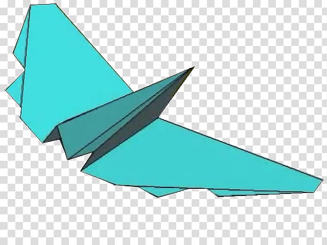 Origami Paper Airplane Paper plane, paper airplanes that fly far transparent background PNG clipart