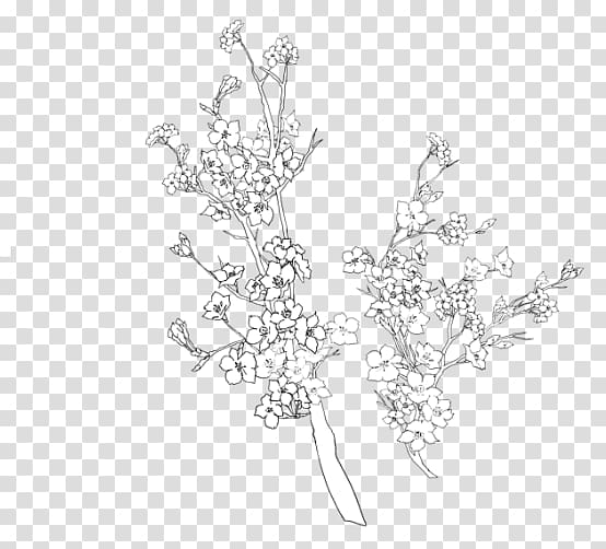 Artificial flower Drawing Doodle Blossom, flower transparent background PNG clipart