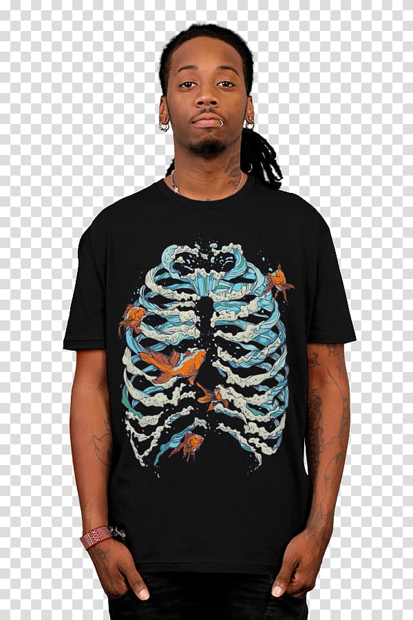 T-shirt Art Bone, fish bone transparent background PNG clipart