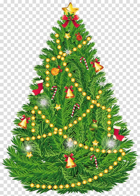 Christmas tree illustration, Christmas tree Christmas Day Christmas ornament , Christmas Tree transparent background PNG clipart