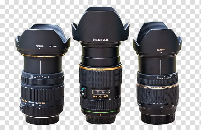 Digital SLR Camera lens Pentax Sigma 17-50mm f/2.8 EX DC OS HSM Tamron SP AF 17-50mm f/2.8 A016, camera lens transparent background PNG clipart