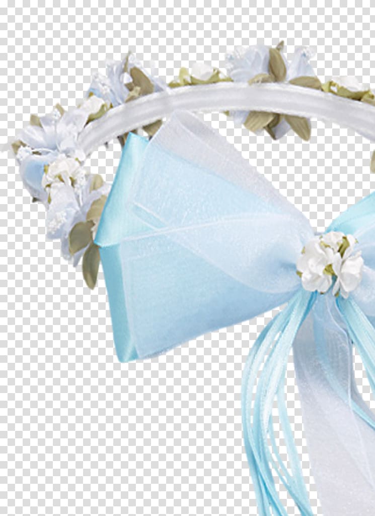 Cut flowers Blue Clothing Accessories Flower bouquet, blue wreath transparent background PNG clipart
