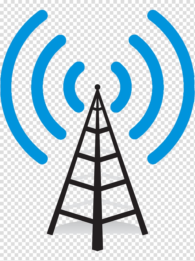 WiFi icon, Telecommunications tower Amateur radio Broadcasting , antenna transparent background PNG clipart