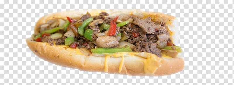 Hot dog Buffalo burger Italian beef Cheesesteak Breakfast sandwich, pepper steak transparent background PNG clipart