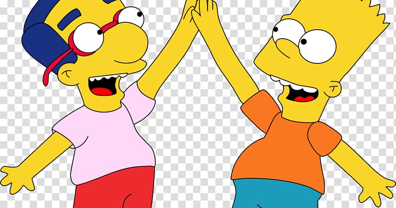 Milhouse Van Houten Bart Simpson Homer Simpson The Simpsons: Cartoon ...