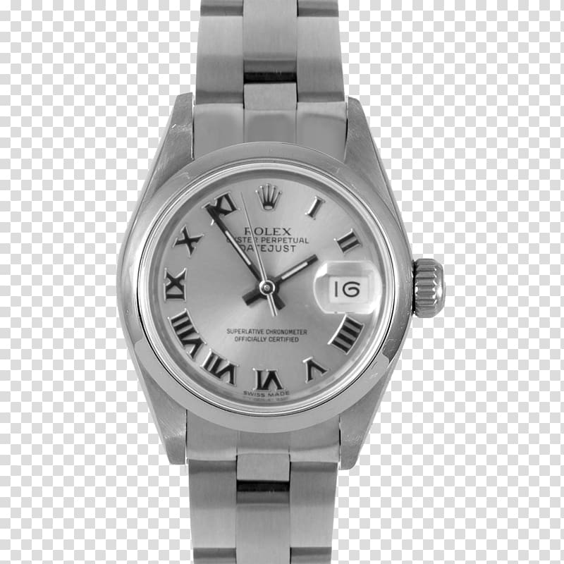 Rolex Datejust Rolex Submariner Automatic watch, metal bezel transparent background PNG clipart