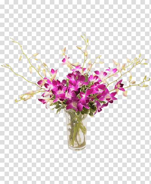 Floral design Dendrobium Orchids Cut flowers, flower transparent background PNG clipart