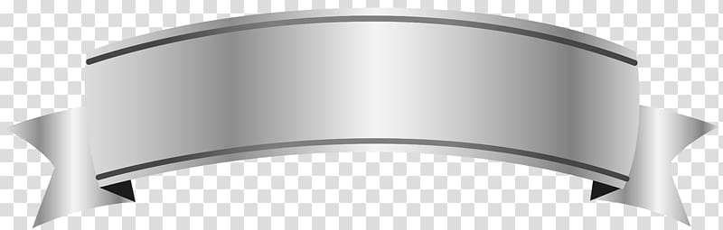 Silver ribbon banner transparent background PNG clipart | HiClipart