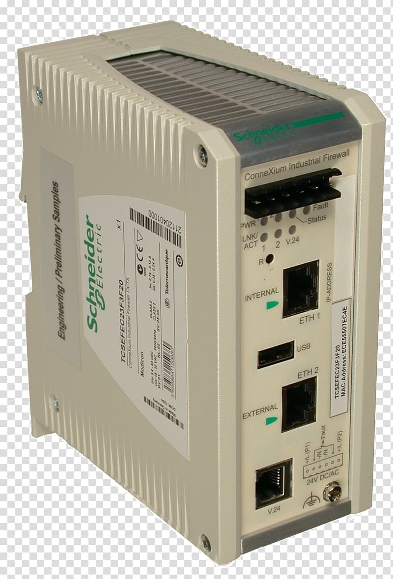 Tofino Schneider Electric Firewall Power Converters SCADA, Fire wall transparent background PNG clipart