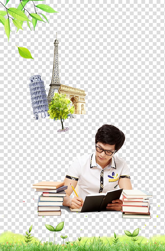 Student Estudante Learning, Men and architecture books transparent background PNG clipart