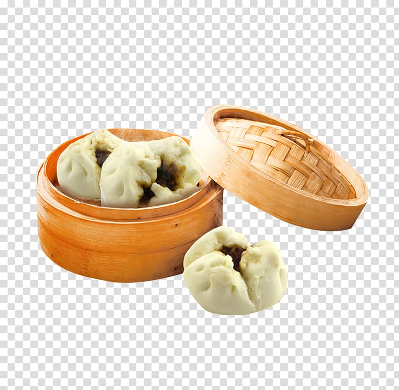 Dim sum Baozi Cha siu bao Rice noodle roll Har gow, The fork in the drawer is free of material transparent background PNG clipart