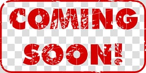 red Coming Soon text, Coming Soon Stamp transparent background PNG clipart