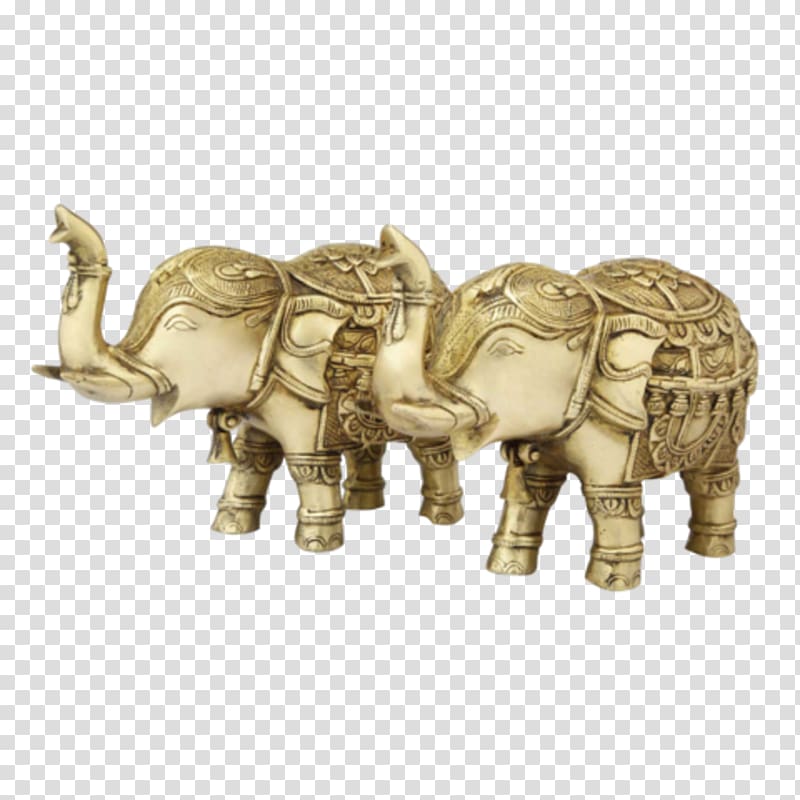 Indian elephant African elephant Statue, thai white elephant decoration transparent background PNG clipart