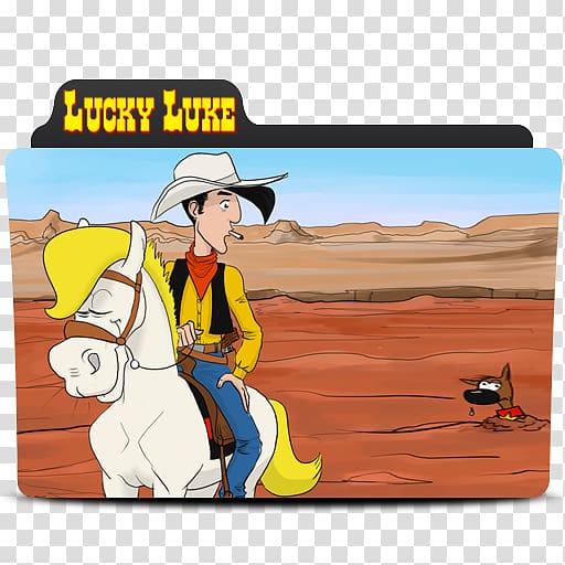 Cartoon Cowboy Animal, LUCKY LUKE transparent background PNG clipart