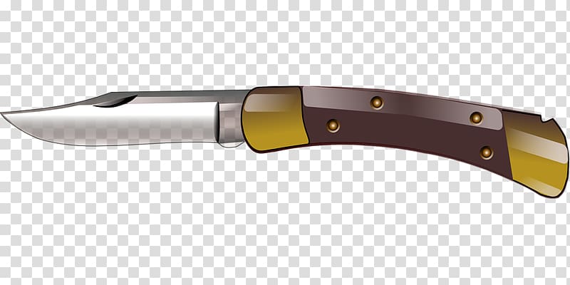 Utility Knives Bowie knife Hunting & Survival Knives Weapon, knife transparent background PNG clipart
