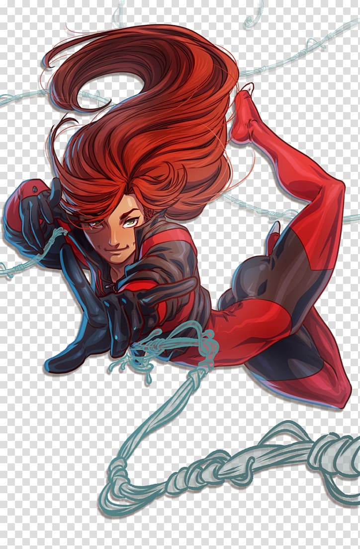 Mary Jane Watson Scarlet Spider Venom Character Carnage, venom transparent background PNG clipart