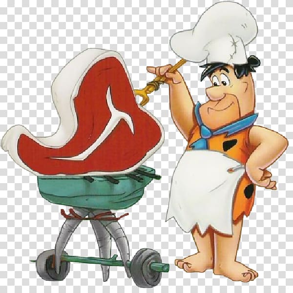 Fred Flintstone Pebbles Flinstone Barney Rubble Wilma Flintstone Bamm-Bamm Rubble, cartoon family transparent background PNG clipart