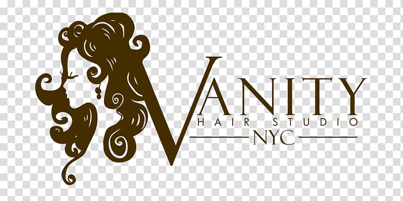 Vanity Hair Studio NYC Graphic design Logo Silhouette, vanity transparent background PNG clipart