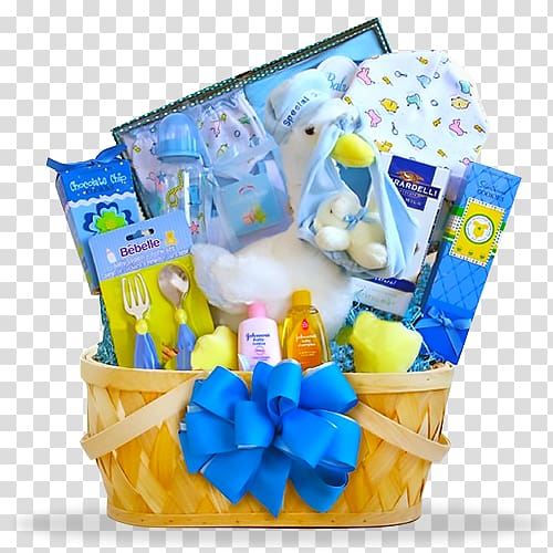 Food Gift Baskets Baby shower Infant, Gift hamper transparent background PNG clipart