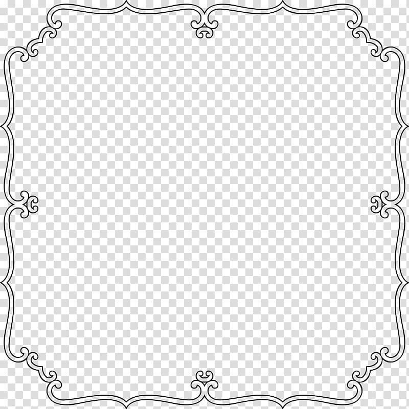 Line art Frames Ornament , ornament frame transparent background PNG clipart