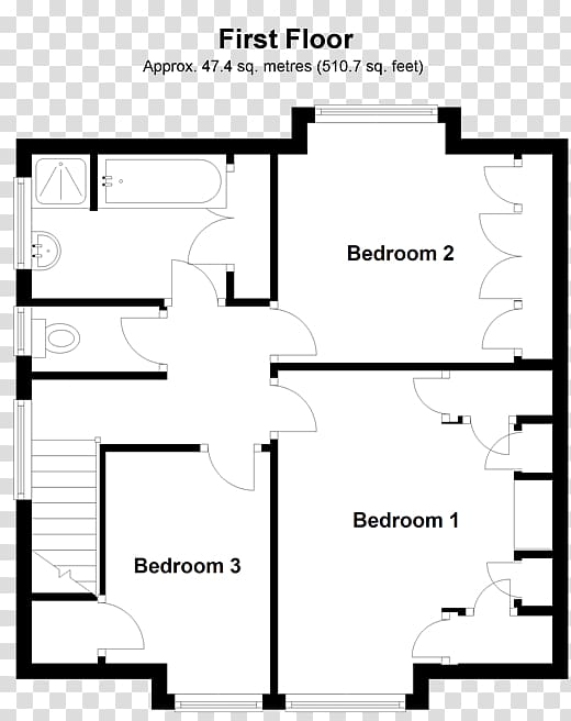 Bedroom Floor plan Bathroom House, house transparent background PNG clipart