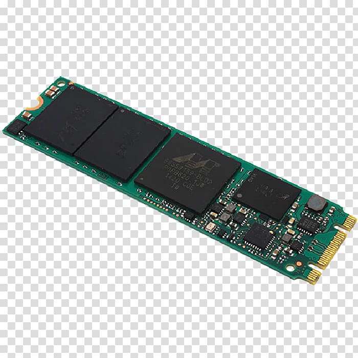RAM Solid-state drive M.2 Crucial Micron M600 Flash memory, Computer transparent background PNG clipart