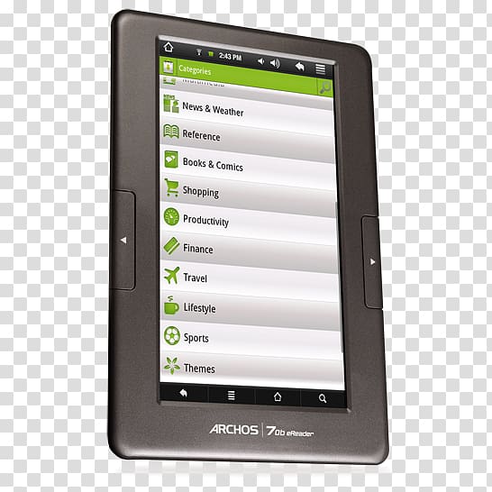 Kobo Touch Kobo Glo Kobo Arc Handheld Devices E-Readers, Android Eclair transparent background PNG clipart