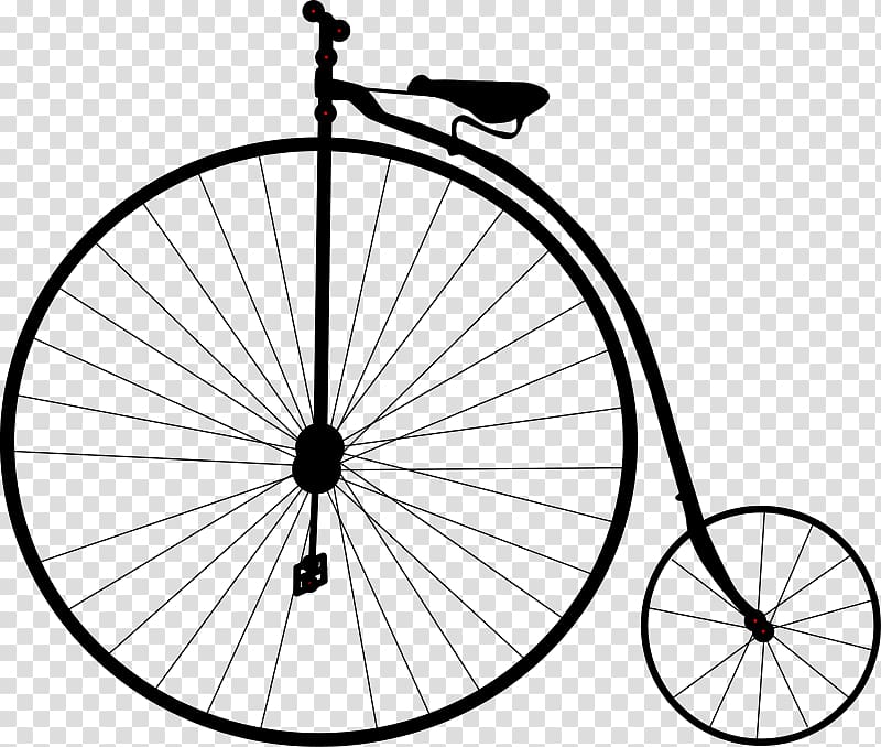 Penny-farthing Bicycle , bicycle silhouette transparent background PNG clipart