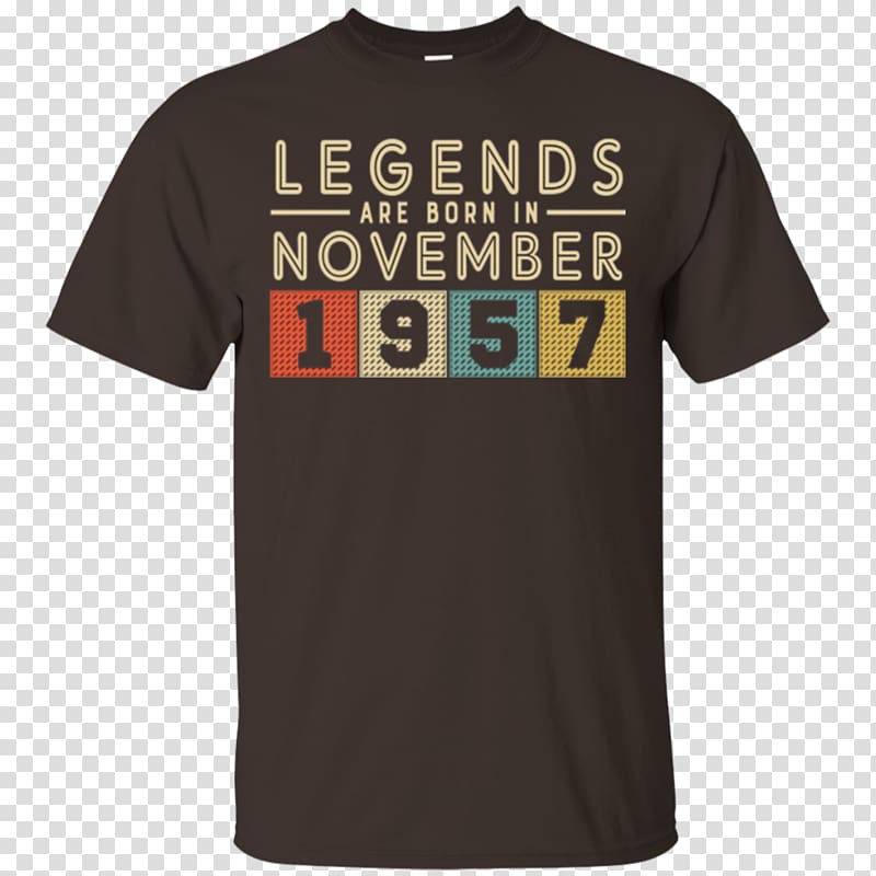 T-shirt Hoodie Clothing Top, legends are born in november transparent background PNG clipart