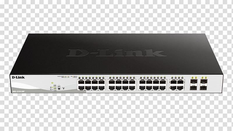 Network switch Gigabit Port Power over Ethernet Computer network, connect transparent background PNG clipart
