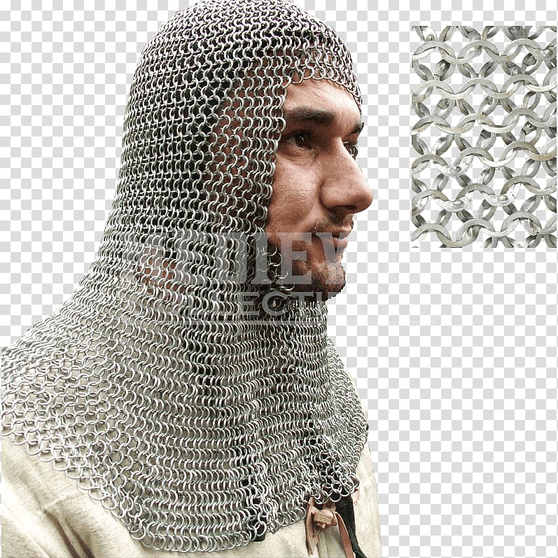 Middle Ages Mail coif Hauberk Knight, Knight transparent background PNG clipart