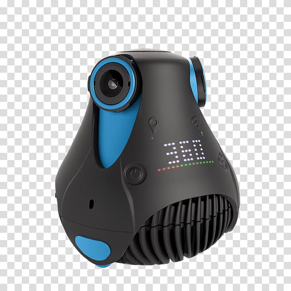 Omnidirectional camera Immersive video Giroptic, 360 Camera transparent background PNG clipart