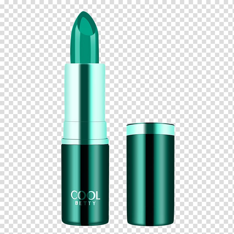 Lipstick Lip balm Cosmetics Lip gloss, cool dark green lipstick transparent background PNG clipart