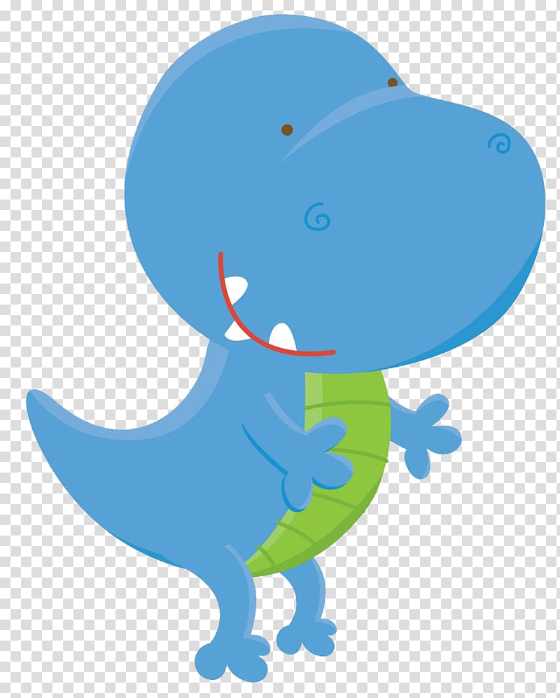 blue dinosaur , Tyrannosaurus Dinosaur Cupcake Party Birthday, dino transparent background PNG clipart