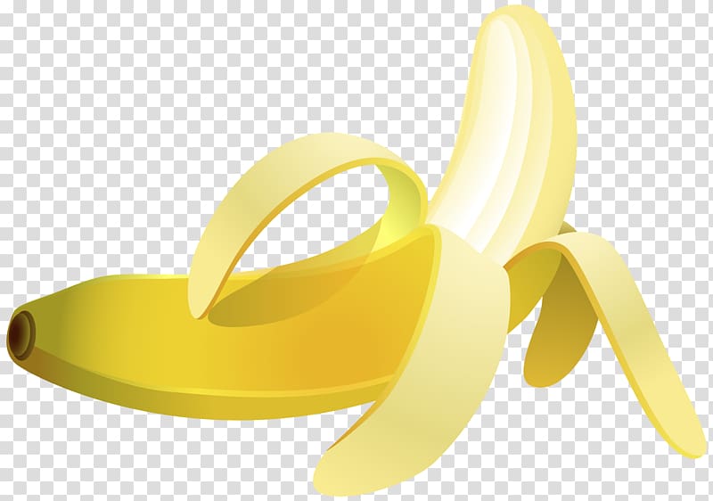 peeled banana illustration, Banana Yellow , Banana transparent background PNG clipart