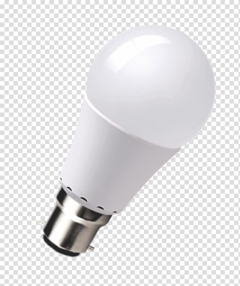 Lighting Bayonet mount LED lamp, bulb transparent background PNG clipart