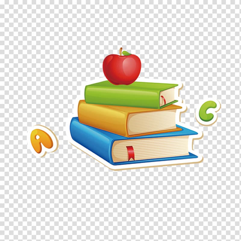 School, Books in English transparent background PNG clipart