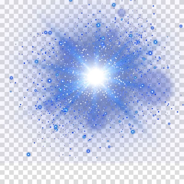 blue light-emitting material transparent background PNG clipart