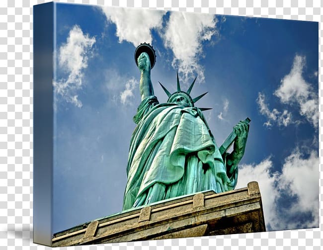 Statue of Liberty Gallery wrap Canvas Printmaking, statue of liberty transparent background PNG clipart