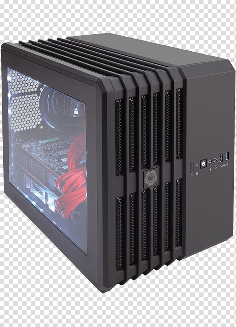 Computer Cases & Housings microATX Mini-ITX CORSAIR Carbide Series Air 240 Personal computer, cooling tower transparent background PNG clipart
