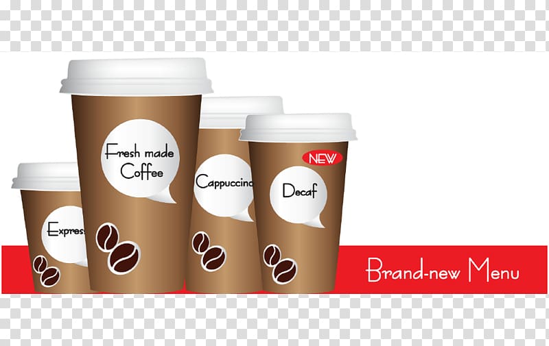 Point of sale display Coffee cup sleeve Plastic, Coffee transparent background PNG clipart
