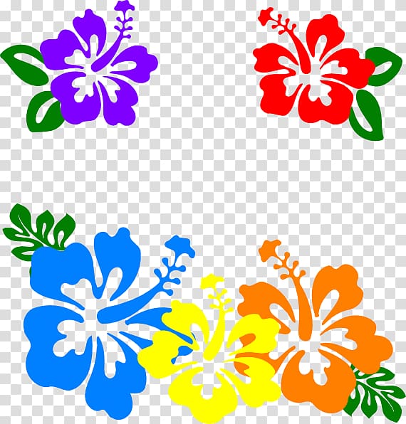 Hawaiian Flower , Hibiscus Flower transparent background PNG clipart