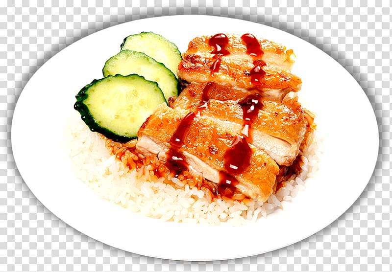 Hainanese chicken rice Barbecue Chinese cuisine Fast food Roast chicken, Goose rice transparent background PNG clipart